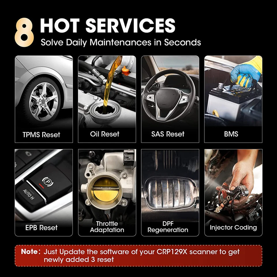 2025 LAUNCH CRP129 X CRP129E Diagnosegerät OBD2 Scanner Autofehler Auslesegerät - Bild 2 von 4