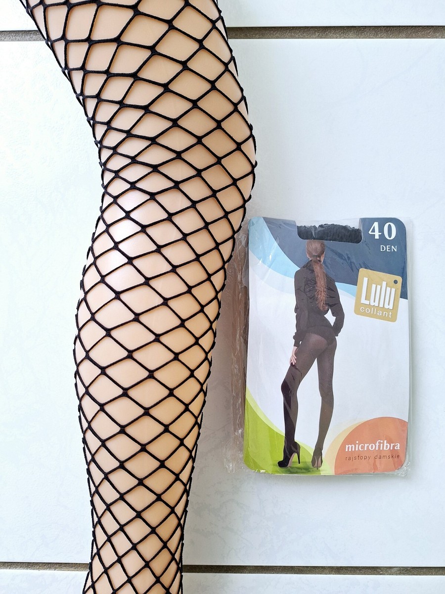 COLLANT RESILLE MARQUE LULU 40 DEN TAILLE 3-M COULEUR NOIR - Main Image