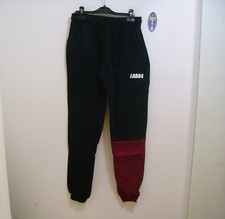 Lab84 Pants Tracksuit Long Sweatshirt Winter S8 PNTM1007 Black Burgundy