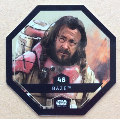 STAR WARS ROGUE ONE Token 46 BAZE Cosmic Shells E.Leclerc DISNEY Image