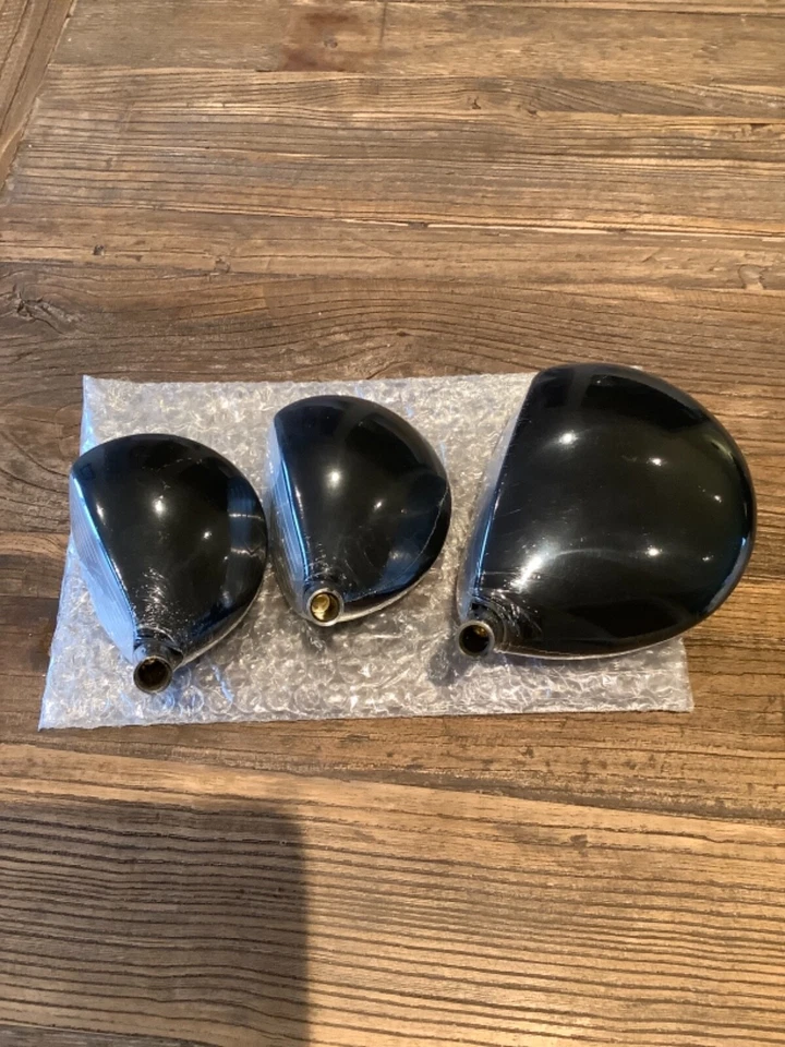 Rare new in wrapper set of MacGregor MT Green woods - Driver, 3w, 5w heads only - Image 3 of 3