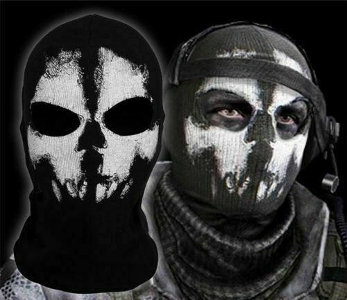  Pigmiss Ghostface Mask MW2 War Game Ghost Mask Scary