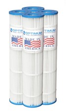 New Pool Filter Cartridge 4 Pack Replacement for Pentair Quad DE 80- Made in USA
