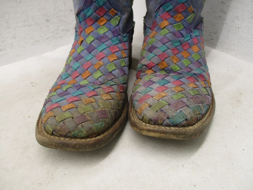 Botas de Vaquero MACIE BEAN Tuitti Fruitti Cuero Punta Cuadrada Juvenil Talla 3 Estilo 9087 Foto 3 de 4