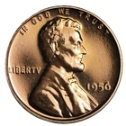 GEM PROOF 1956 ULTRA RED Lincoln Wheat Cent Penny ULTRA NICE COIN!