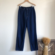 Vintage LEVI'S 70's White Tab High Waist Slim Straight Leg Jeans 29 X 30.5