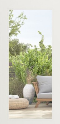 ETO DOORS-Exterior Fiberglass Door SLAB - TOPA - 1-LITE FULL VIEW