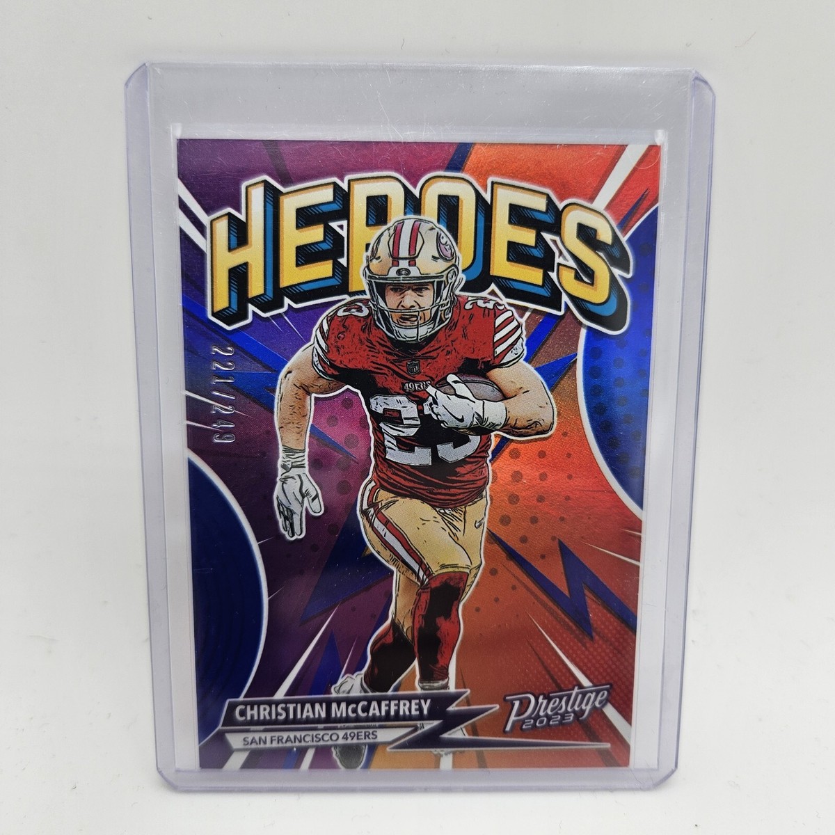 2023 Prestige Heroes Numbered 221/249 #H-9 Christian McCaffrey | eBay