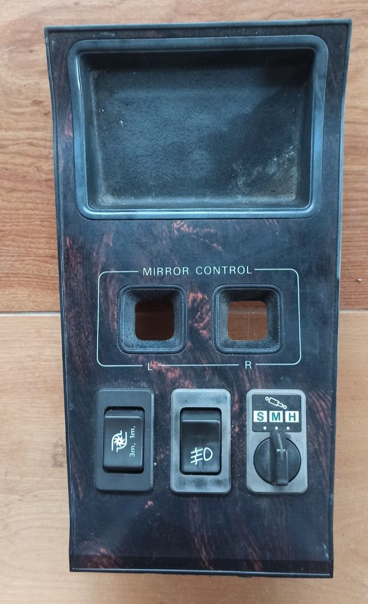 84-89 Nissan 300ZX Z31 OEM Center Console Switch Bezel Trim | eBay