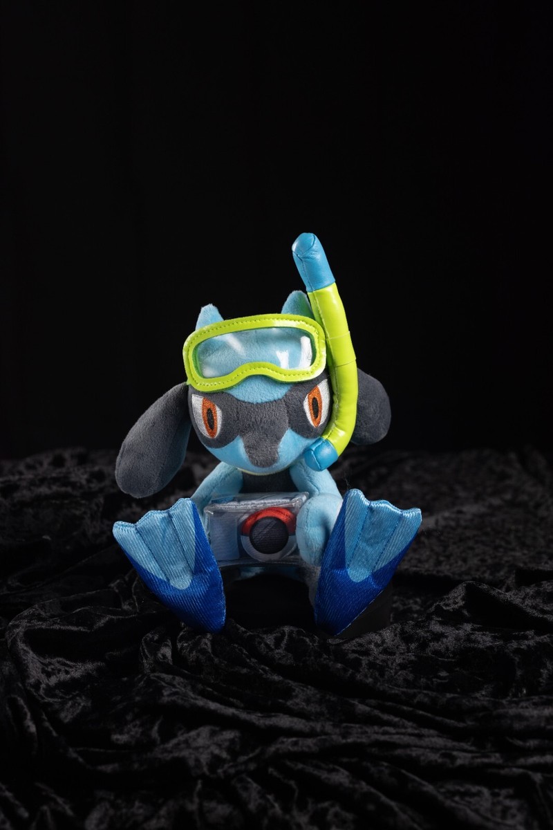 Pokemon Center Honolulu Worlds 2024 Plush- Snorkeling Riolu