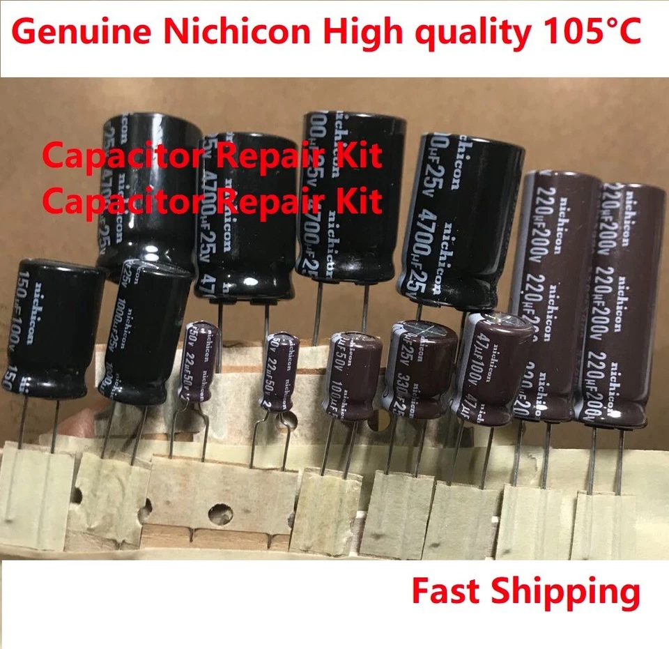 Capacitor Repair Kit /for Data East Pinball Power Supply 520-5047-01 -00 -02 - Image 2 of 2