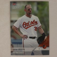 2018 Topps Now Card #OD-11: Baltimore Orioles Caleb Joseph