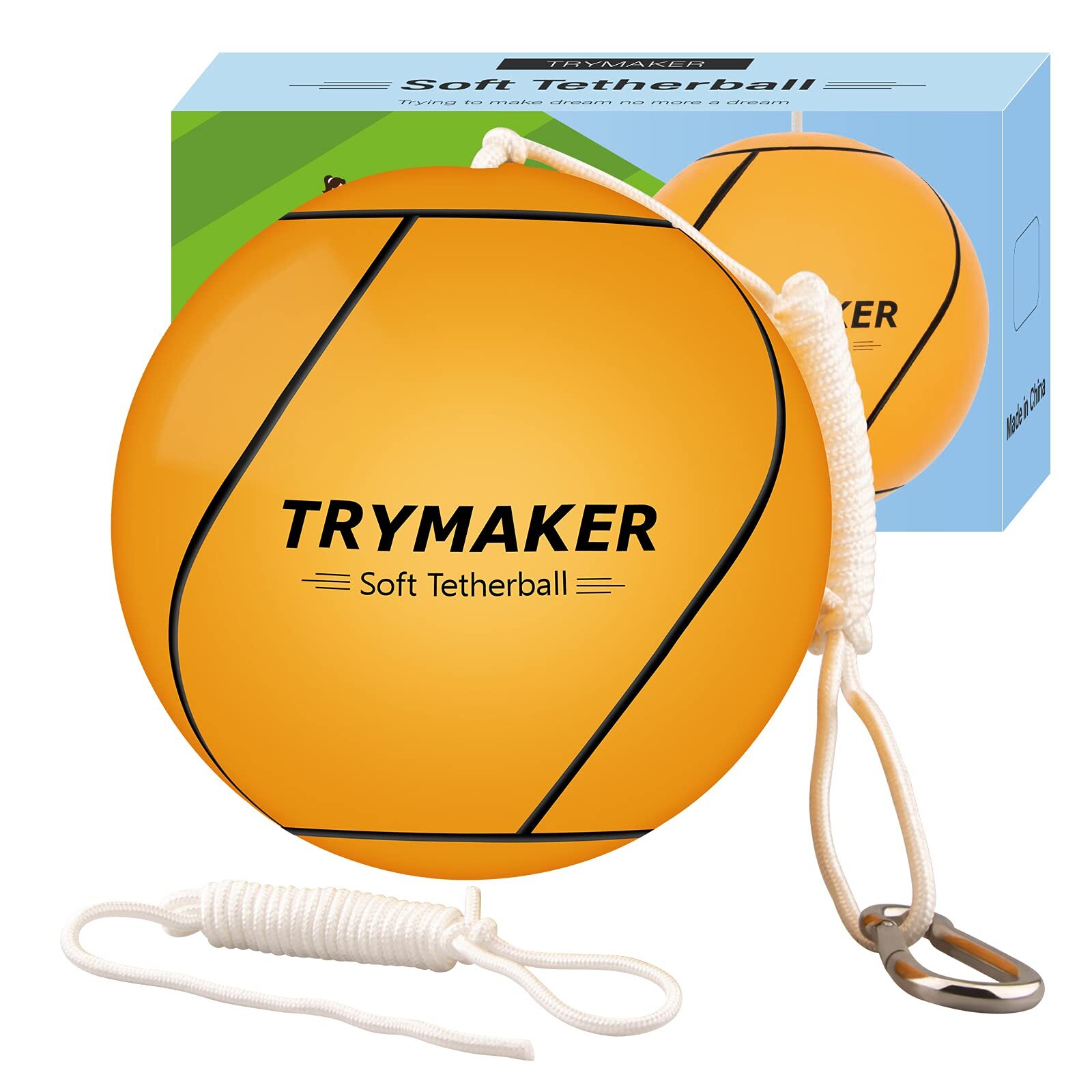Trymaker Tetherball, Tether Balls and Rope Set for ,Tetherball for ...
