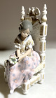 Lladro Spain Young Princess on Throne Figurine 1982 #1397 As Is