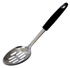 Select Stainless Steel Slotted Cooking and Serving Spoon, 12 Inch