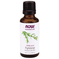 Hyssop 100 Pure , 1 oz - NOW Foods Essential Oils