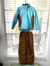 Obermeyer Girls Junior Women's Ski Jacket J-14 Matching Ski Pants J- 16