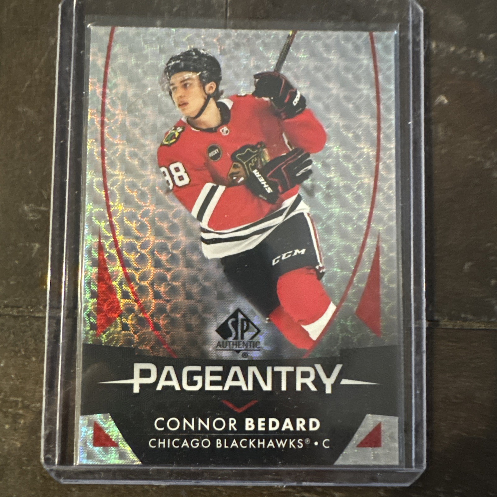 2023-24 SP Authentic #P-61 Connor Bedard Pageantry Chicago Blackhawks