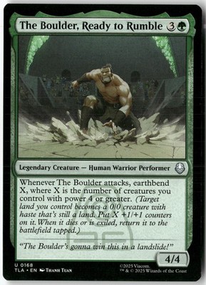 The Boulder, Ready to Rumble 168 Avatar: The Last Airbender NM