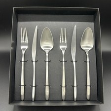 AIRES MATEUS Matte Silver Dinner Set (6 pcs)