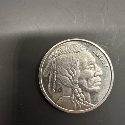 1 oz Troy .999 Silver - 2025 Liberty Buffalo Round - Indian Head -  Unbranded