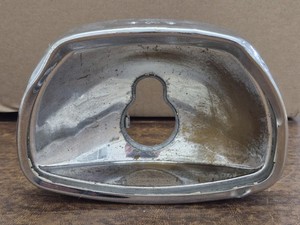 Vintage SIEM Vespa Headlight Bezel Chrome NO LENS or BULB ITALY OEM ORIG - READ