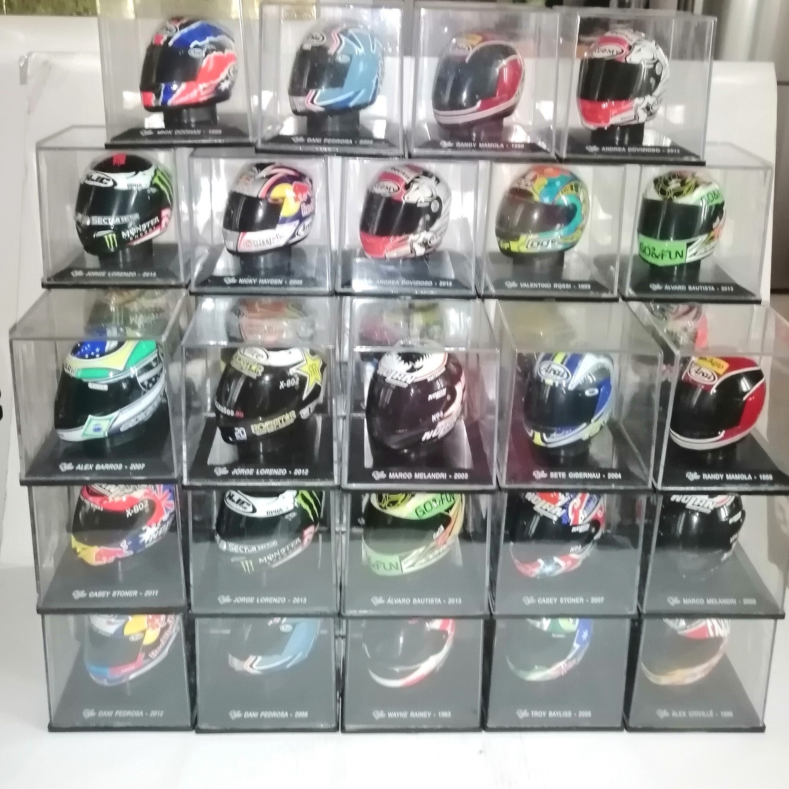 CASCO MOTO GP SCALA 1/5 SCEGLI DAL MENU A TENDINA foto 2