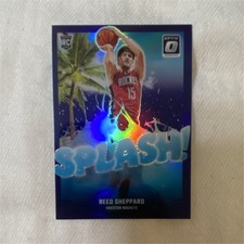 Panini 2024-25 Donruss Optic Splash Reed Sheppard #13 Houston Rockets