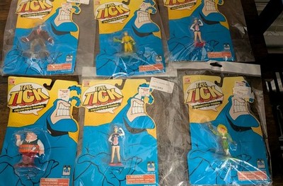 1990s Bandai The TICK Collectible Figures Lot of 6