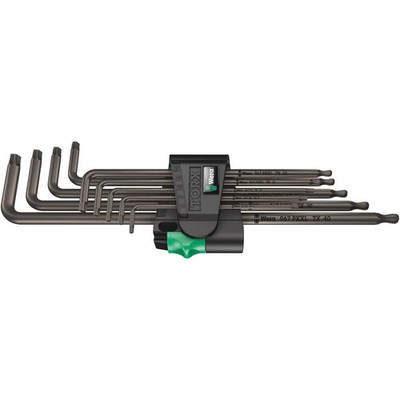 Wera 967/9 TX XL 1 Innen-TORX Winkelschraubendreher-Set T 8, T 9, T 10, T 15, T