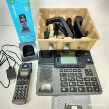 OB Motorola ML1002H line Phone System Bundle 2 Additional Cordless handsets
