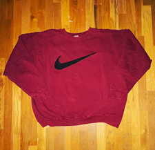 Vintage Nike Mens Logo Fleece Made in USA Crewneck Sweatshirt XL