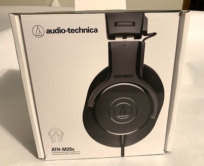 Audio-Technica ATH-M20X On-Ear Studio Headphones - Black