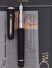 OMAS Paragon Essential Woods African Ebony Wo...