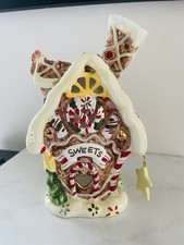 Roman Inc Christmas Gingerbread House Man Votive Candy House Sweets Tree Light