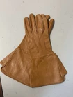 Medieval dress Leather Long Cuff Unlined Gloves