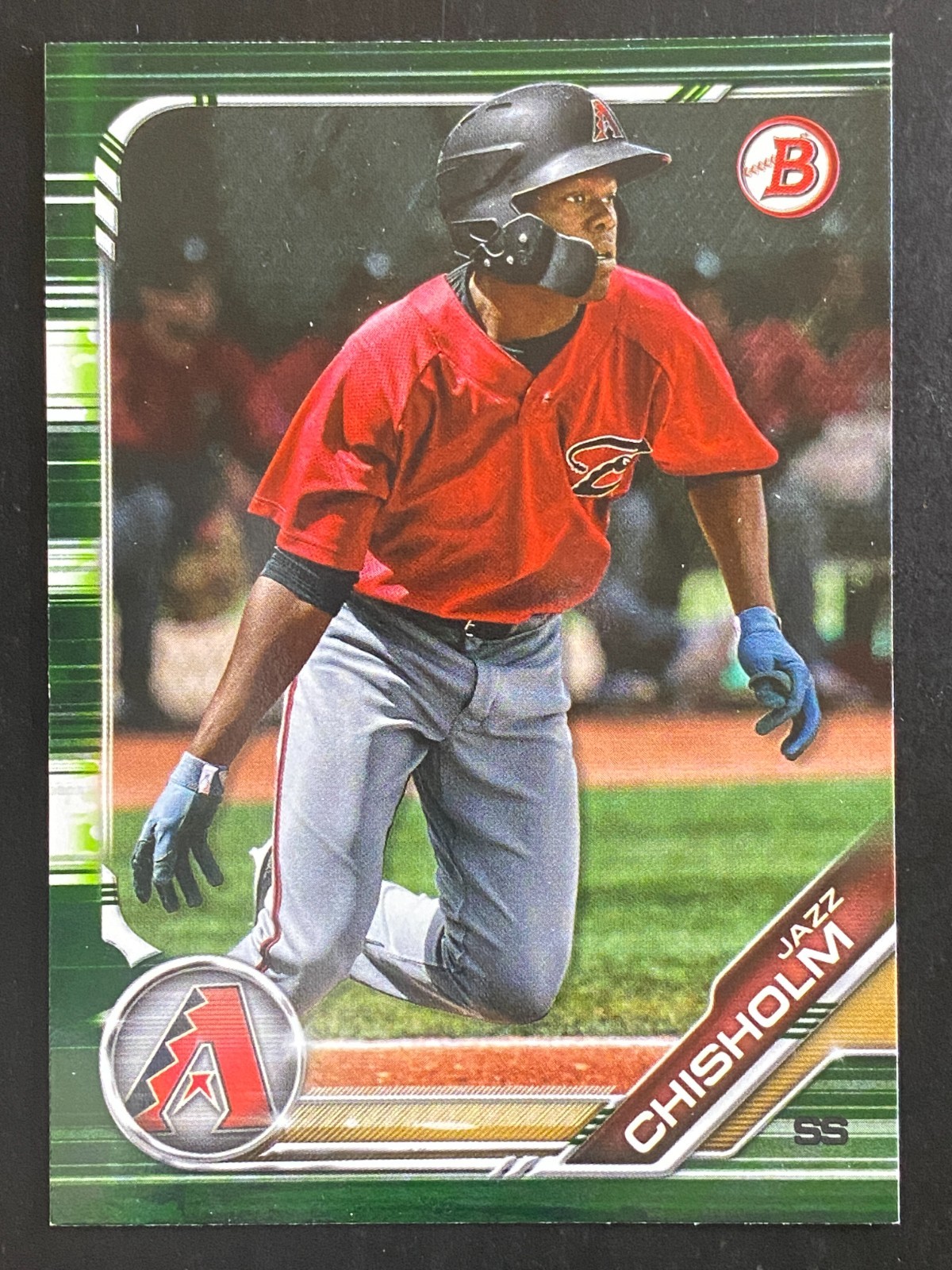 Jazz Chisholm 2019 Bowman Prospects Camo Card Arizona Diamondbacks #BP-61