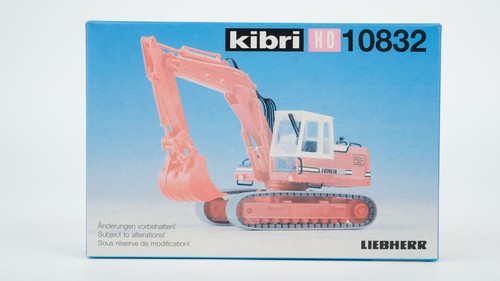 Excavadora sobre orugas Kibri H0 10832 Liebherr roja | Condition: Gebraucht