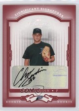 2004 Donruss Classics Rookie Significant Signatures Red Chad Gaudin Auto 5x0