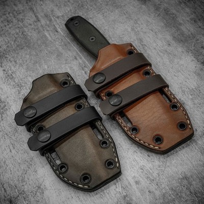 esee 4 hybrid kydex and leather sheath / HORIZONTAL CARRY