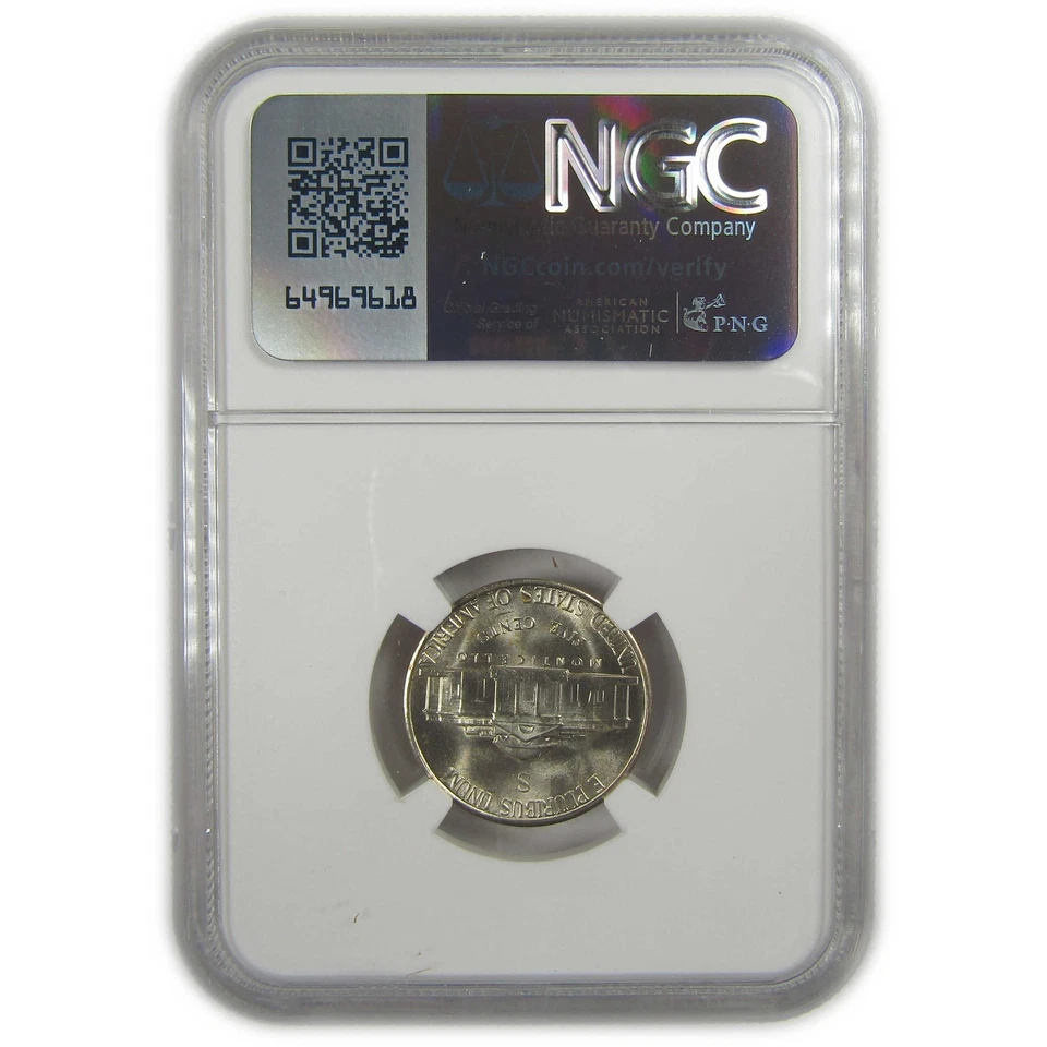 1944 S Jefferson Nickel MS 67 NGC Silver Bag Fragment SKU:I20332 - Image 2 of 4
