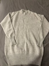 grey sweater women  s asymmetrical side zipper