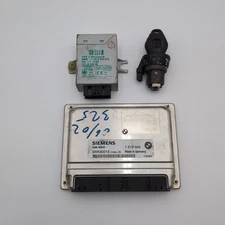 2001 - 2006 Bmw E46 330 3.0l M54 Engine DME Control Module Ignition Lock Key Set