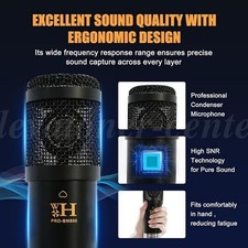 Podcast Equipment Kit,BM-800 Podcast Microphone Set,DJ18 Sound Card,Home Studio