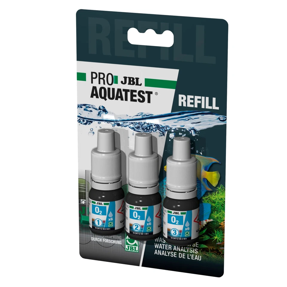 JBL O2 Test D’Oxygène – Réactifs Refill Pour Testeurs D’Eau - Photo 1/3
