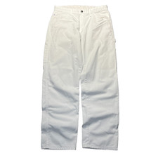 Dickies Painters Pants Mens 32x31 White Carpenter Hammer Loop Workwear Read