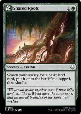 Shared Roots Avatar: The Last Airbender Magic MTG NM
