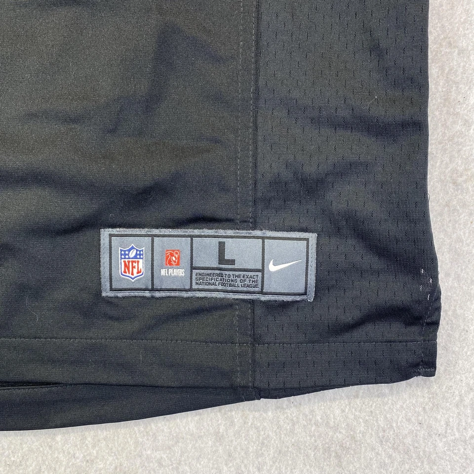 Camiseta de fútbol americano New Orleans Saints para hombre grande negra NFL Drew Brees #9 Nike Foto 3 de 4