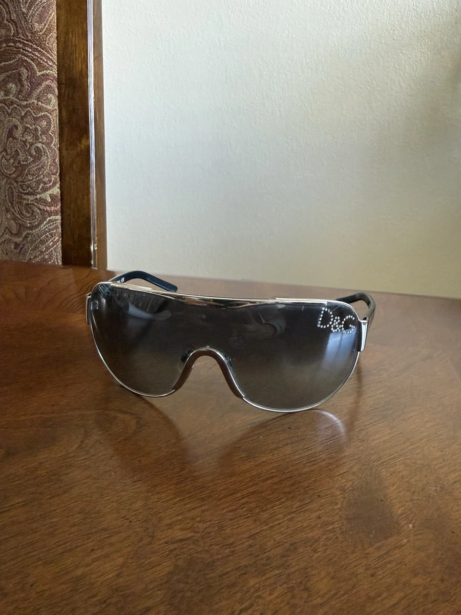 Dolce & Gabbana Vintage Sunglasses Y2K  Gray Gradient Wrap D&G6025  66-10-115 s-l400.jpg main image 3