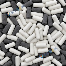 School Chalks liquorice delicious pieces black & White Pick N Mix Sweets 250g-5k